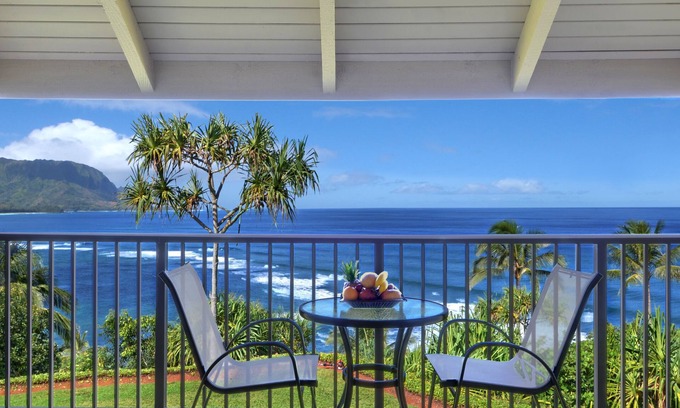 Princeville Condo | Pali Ke Kua 211 The Ultimate Oceanfront view!