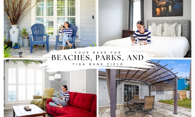 Sandalwood House | Palm Paradise hideaway in Jacksonville
