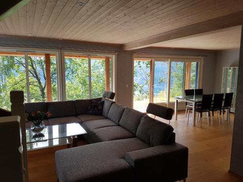 Solberg Villa | Panorama view along the fjord in Stryn