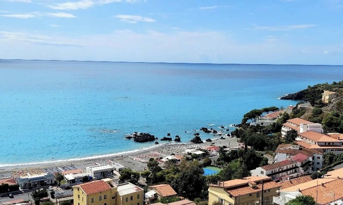 Scalea House | Panoramic ocean and mountain views town house Scalea, Calabria- sleep 7.