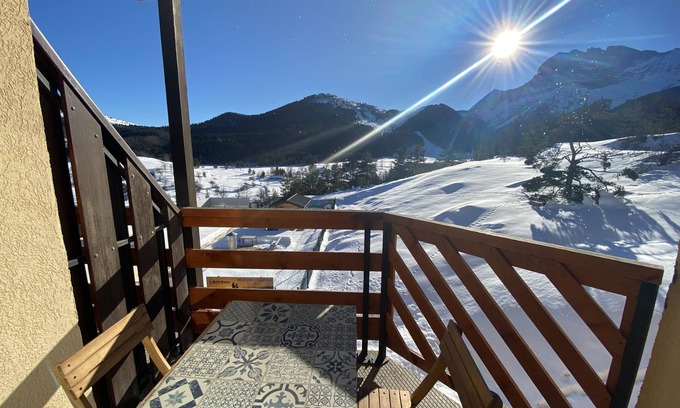Gresse-en-Vercors Apartment | Panoramic view studio in the heart of Gresse en Vercors