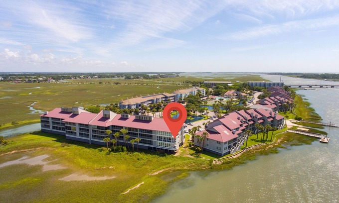 Folly Beach Condo | Panoramic View, Awesome Sunset - 3BR Condo on Folly River