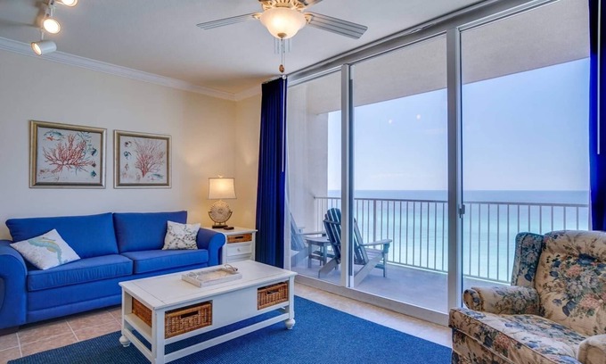 Panama City Beach Condo | Paradise Tides 813-Sleeps 8-Outstanding Ocean Views