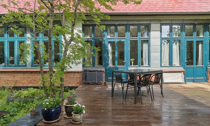 Østermarie Apartment | Part of a closed-down village school.