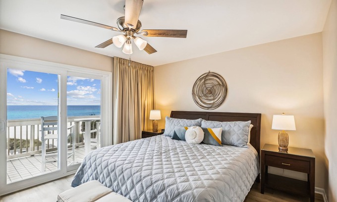 Sunnyside Condo | Peace of Emerald @ Ramsgate | Gulf Views | Free Beach Setup | Modern Coastal Condo | Near 30A