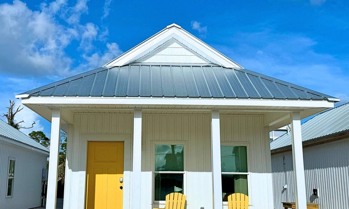 Port St. Joe Cottage | "Pelican Cottage" is a pet friendly, 2 bed, 1 1/2 bath unit accepting 5 guests. Pool Coming 2025!
