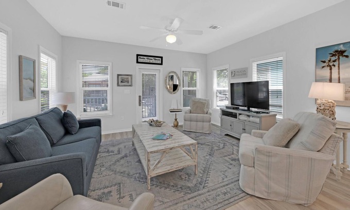 Santa Rosa Beach House | Pelican Paradise: Spacious 30A Pet-Friendly Home w/Pool and Beach Access
