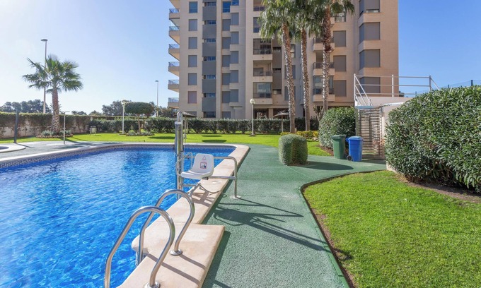 Guardamar del Segura House | Penthouse 10th floor Residencial "Puerto Marino" near Port with Spectacular Sea View & Pool