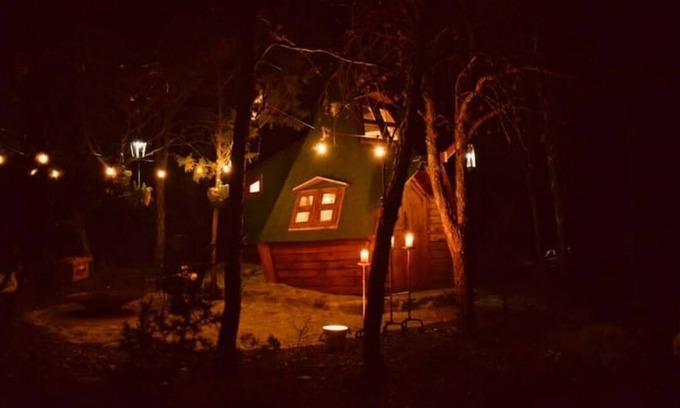 Saltillo Cabin | Pequeña Cabaña Mágica con Chimenea Interior