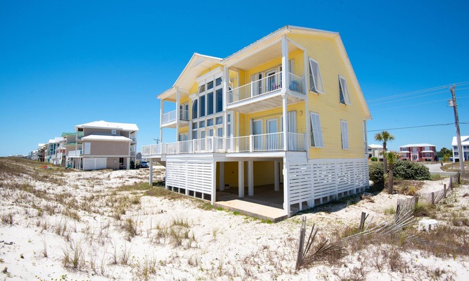 Gulf Shores House | PERFECT BEACH WEATHER~OCT LOWER RATES~On the Beach~LOWER RATES ~4BR4Bath
