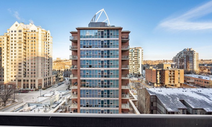 Eau Claire Condo | Perfectly Located, Peaceful Downtown Condo Steps to the Bow River