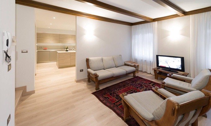 Brez Apartment | Pink Lady Spacious Apartment in Brez