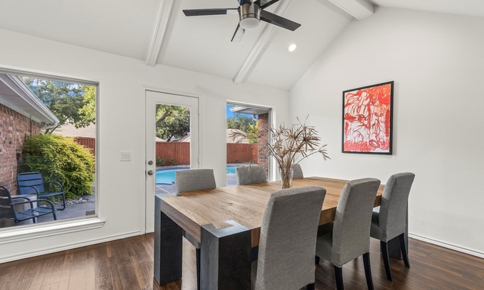 Hunters Glen House | Plano Oasis 3BR | Pool, Pets, Fenced Yard