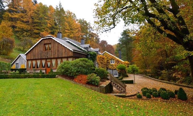 Orchimont House | Plush Mill in Vresse-Sur-Semois with Pool & Sauna