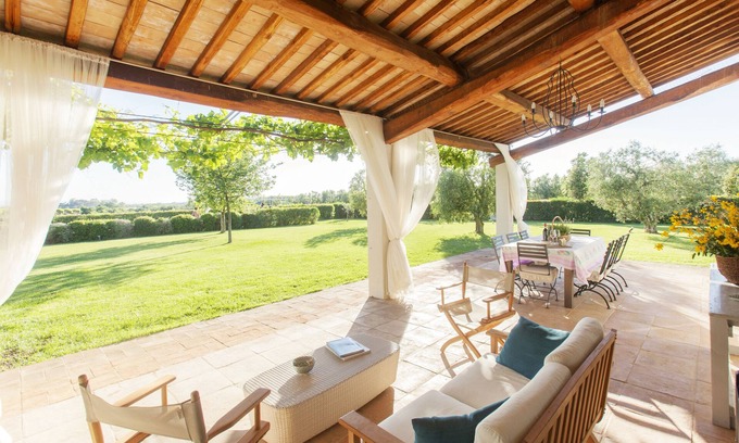 Manciano Villa | Podere La Sassicaia, splendid Villa with pool, 20 minutes from Argentario.