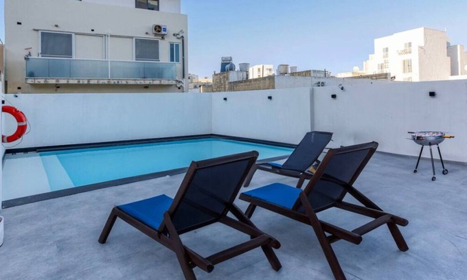 Swieqi Apartment | POOL access and a beautiful 1BR APT in Swieqi