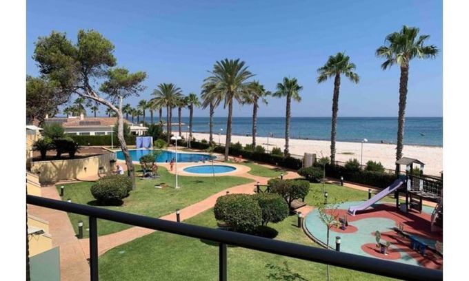 Almadrava Beach House | Precioso apto 1ª línea playa. Azul Marino.