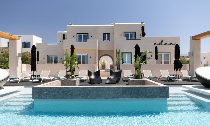 Kastraki Apartment | Premium SeaView 2-Room Residence with HotTub -Eden Beachfront Residences &Suites