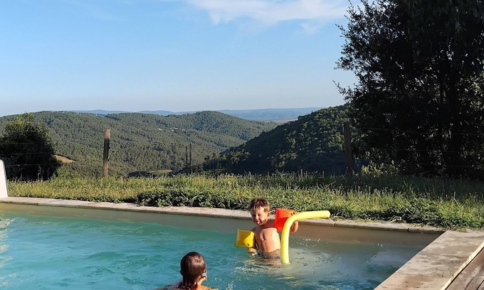 Lentilleres House | Pretty house in southern Ardèche with view, in Cévennes hamlet