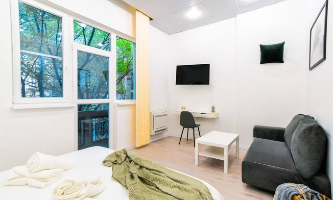 Sofia City Center Apartment | Prime Location Studio with AC & Digital Check-in