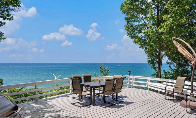Port Sheldon House | Private Beachfront Getaway on Lake Michigan