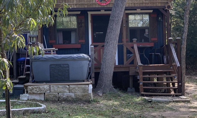 Jewett Cabin | Private Cabin with hot tub. Nestled in the Woods just off Lake Limestone, Texas.