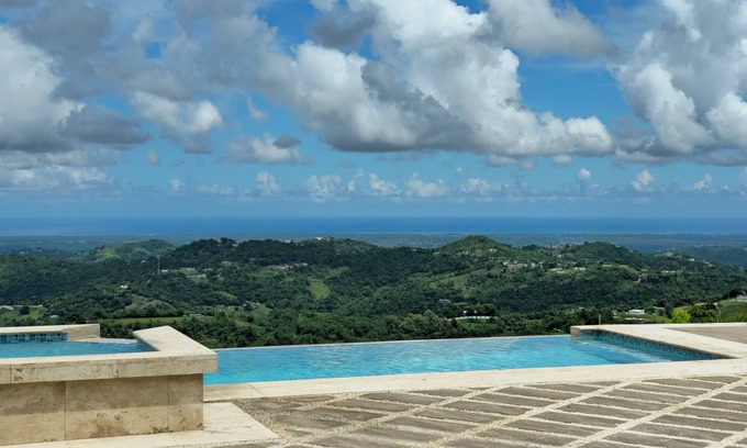 Gurabo Cabin | Private Infiniti Pool with heater & best view in Puerto Rico!