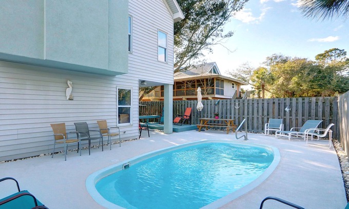 Tybee Island House | Private Pool, Ocean Views, Steps to the Beach