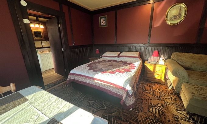 Island Falls Apartment | Private Room With Pub Lounge on Site!