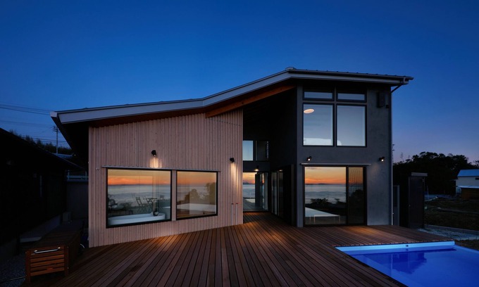 Geisei-mura House | Private villa with and inifinity pool on Sunset
