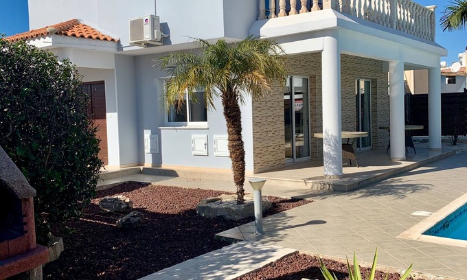 Pegeia Villa | Private Villa With Large Private Pool Situated In Coral Bay, Paphos, Cyrprus