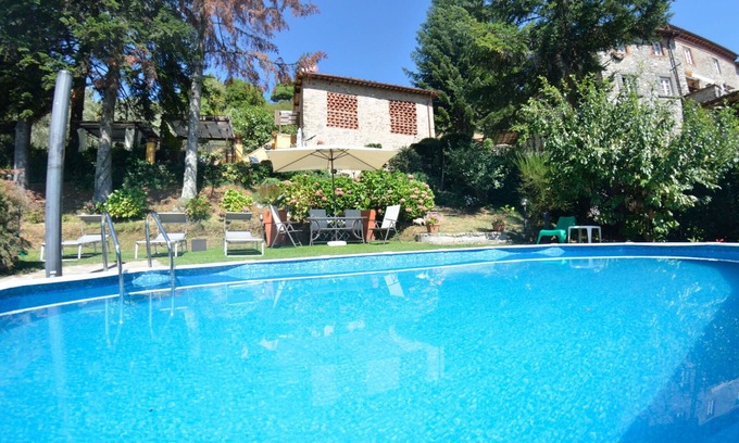 Gello Villa | Private Villa with WIFI, A/C, hot tub, private pool, TV, terrace, pets allowed, panoramic view