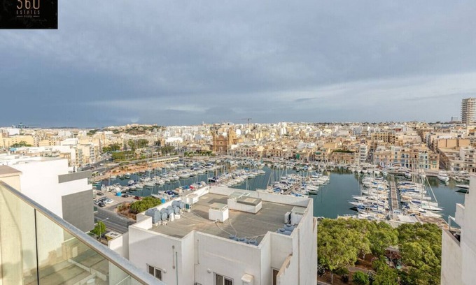 Pieta Apartment | PTA012 - Mark Gauci · Stunning 2BR penthouse with beautiful harbour view