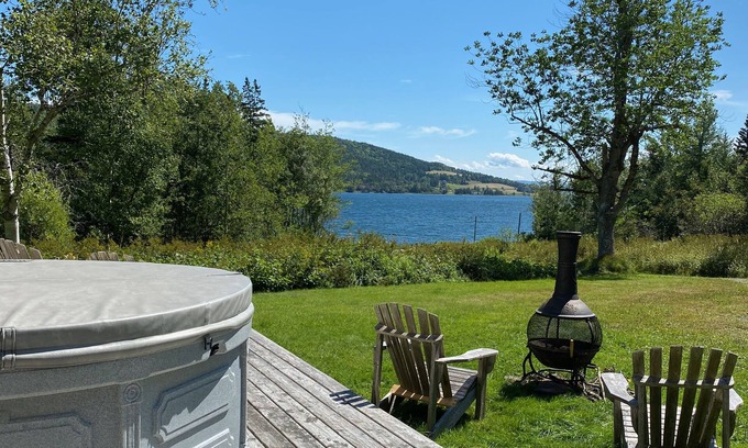 Baddeck Cottage | Quaint Coastal Cottage in Quiet Setting overlooking Baddeck Bay