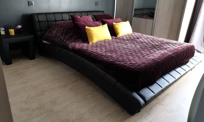Soual House | Queen Size Bed Suite with private lounge and terrace