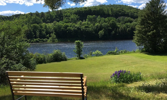 Monroe House | Quiet, beautiful waterfront property on Connecticut river with mountain views!