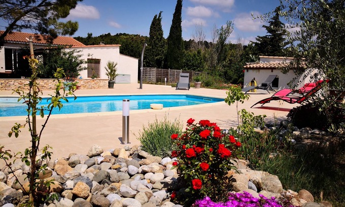 Lezignan-Corbieres Cottage | Quiet cottage + pool, for 3 pers.