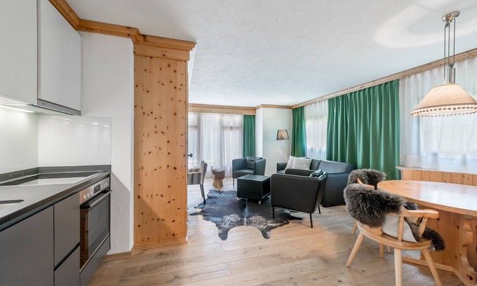 Sankt Moritz-Bad Apartment | Quiet location integrated into a hotel