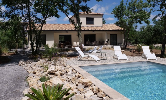 Labeaume Villa | Quiet, new villa 15 minutes from the Gorges de l'Ardèche, ideal for families