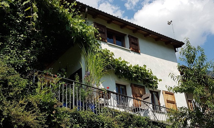 Cursolo-Orasso House | quiet, sunny, stylish, with wide valley view to south from terrace and balcony