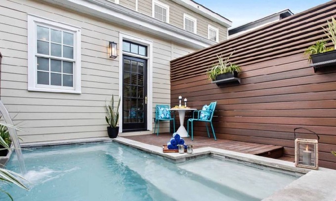 Beach Institute House | Radiant Duplex | Private Heated Pool