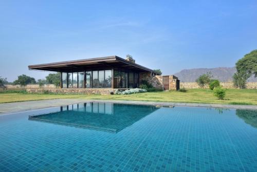 Behror Villa | RajNikas Farm Pet friendly Glass House with pool