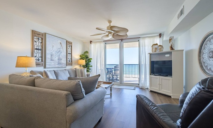 Orange Beach East Condo | Reduced Rates! Wind Drift 211 SW! Gulf Front Condo With Gorgeous Views