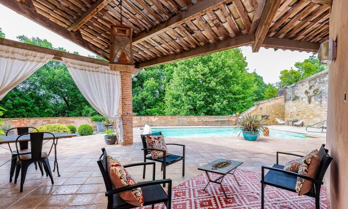 Cahuzac-sur-Vere Apartment | Refuge de la Brêche - Pool - Cahuzac sur Vère