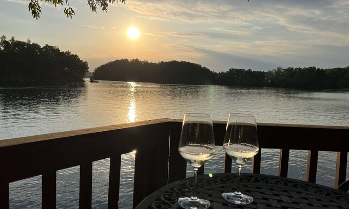 Six Mile House | Relax LAKEFRONT: Incredible Panoramic Views & boat slip, 9 Miles to Clemson!
