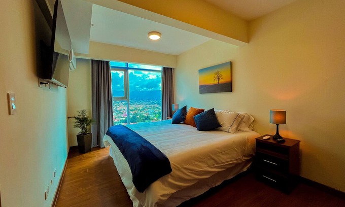 Catedral Apartment | Relaxing Apartment in Latitud Yoses 21st floor AC/WIFI