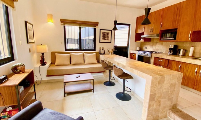 San Antonio Tlayacapan House | Renovated 1 Bdrm Guest House -Walk to Everything -Bikes -Gym - Pickleball Court