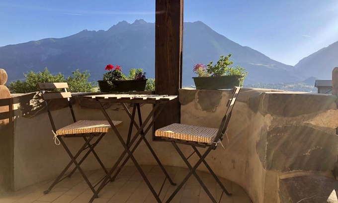 Risoul Apartment | Renovated apartment, terrace with insane views