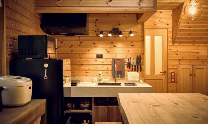 Naganohara House | Rental villa in the forest Wooden deck roof Cypr / Agatsumagun Gunma