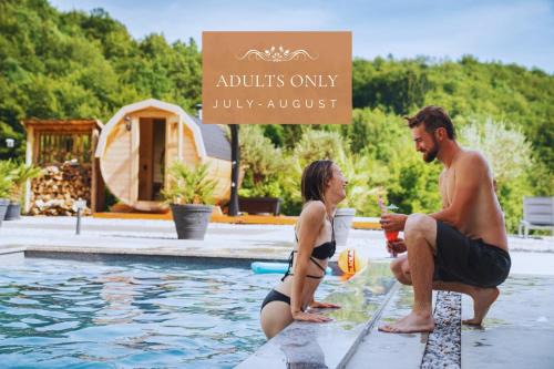 Trebnje Villa | Resort TimAJA - pool, massage pool, sauna
